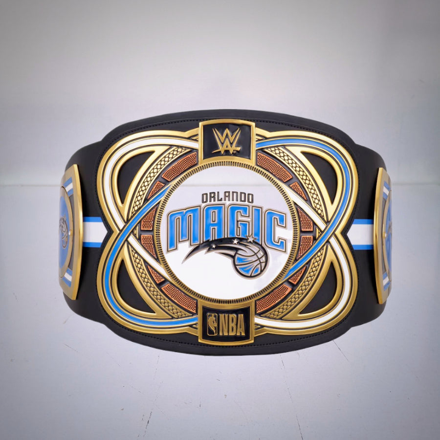 Orlando Magic WWE NBA Legacy Championship Belt, a fusion of basketball and wrestling excellence.