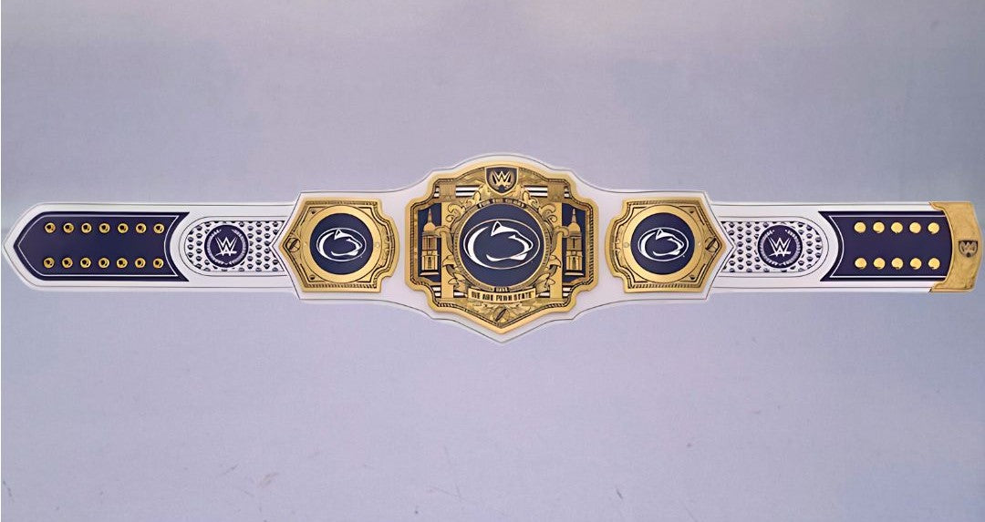 Ultimate fan collectible – Penn State Nittany Lion WWE Legacy Edition belt.