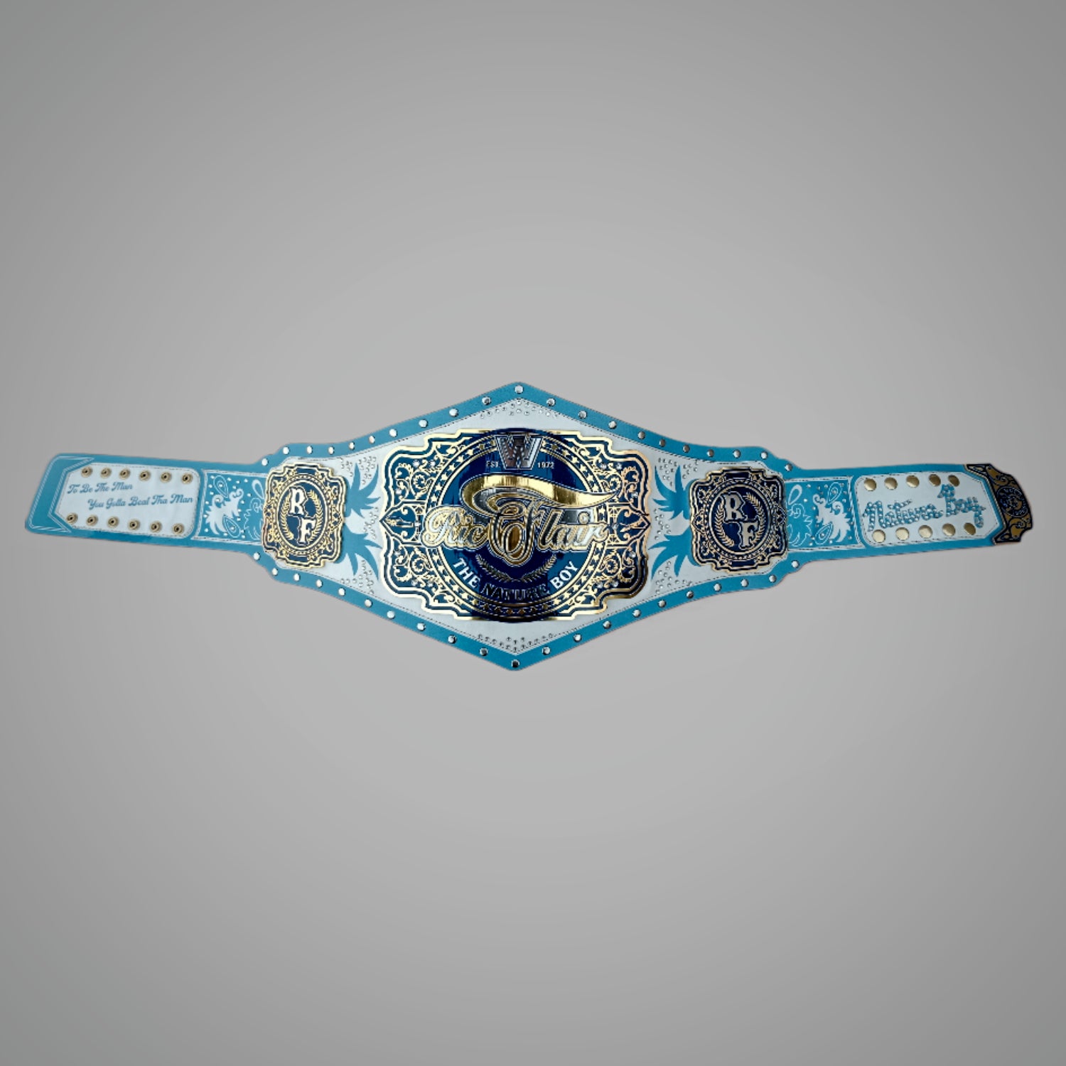 Iconic WWE Ric Flair legacy belt for fans and collectors.