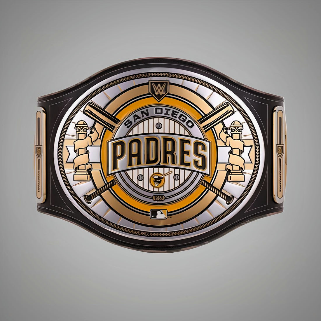 San Diego Padres WWE MLB Championship Belt with customizable team design