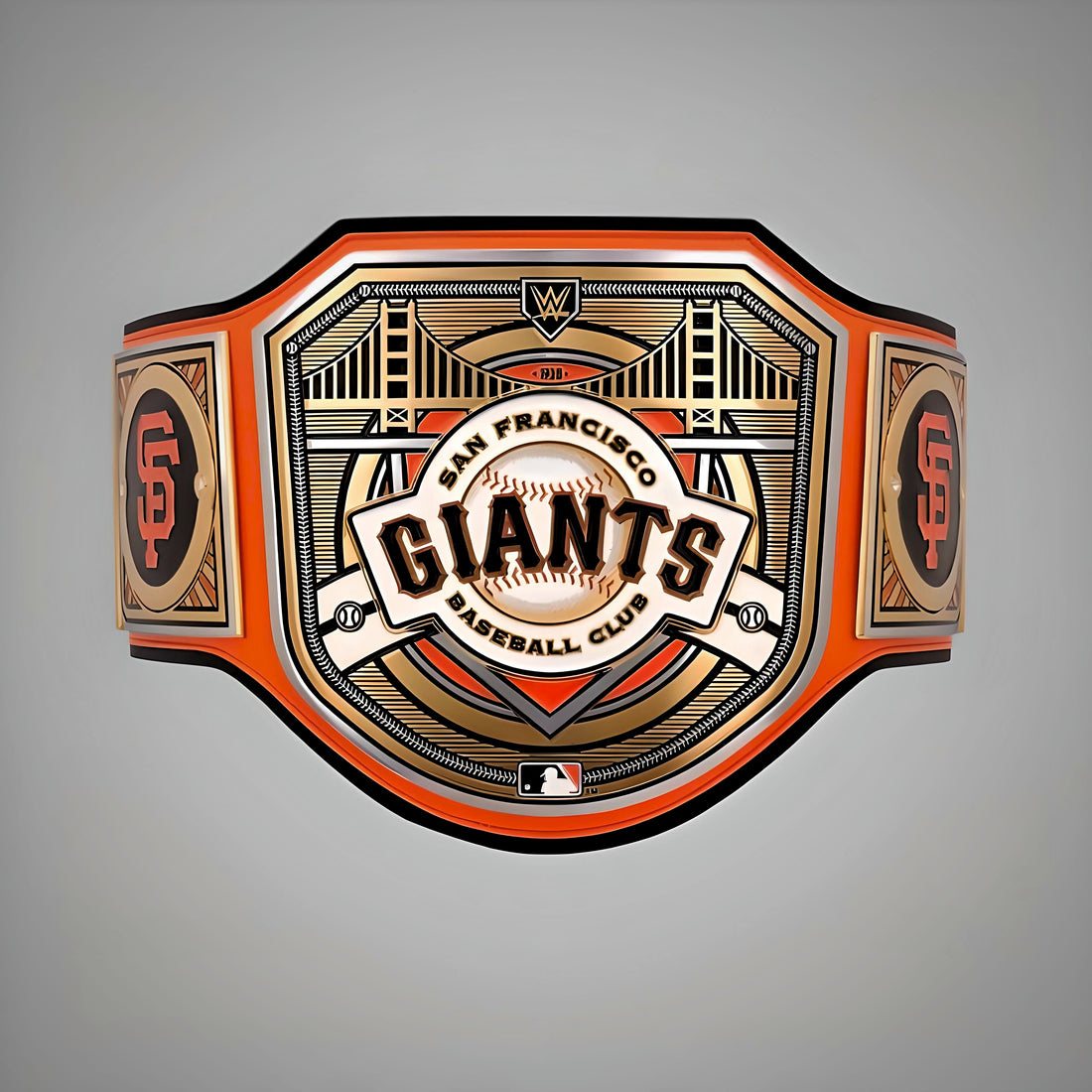 San Francisco Giants WWE MLB Championship Belt with customizable team design