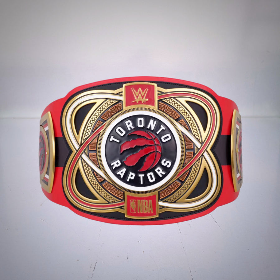 Toronto Raptors NBA WWE Legacy Championship Belt showcasing the team's proud legacy.