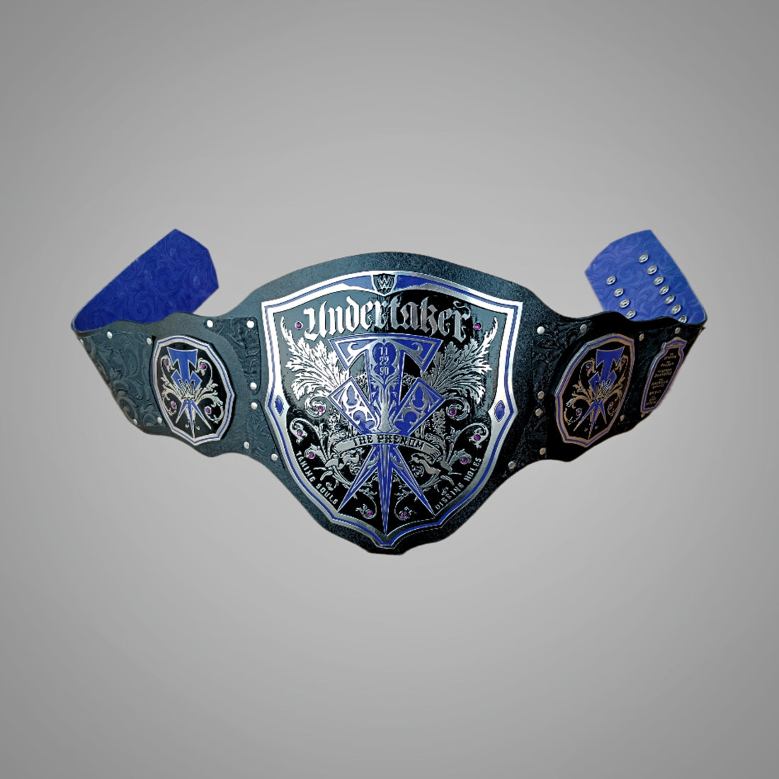 WWE Undertaker Legacy Belt for collectors featuring iconic design elements.