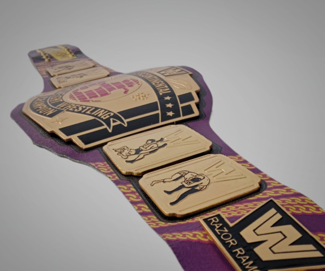 Limited edition Razor Ramon WWE collector's belt.