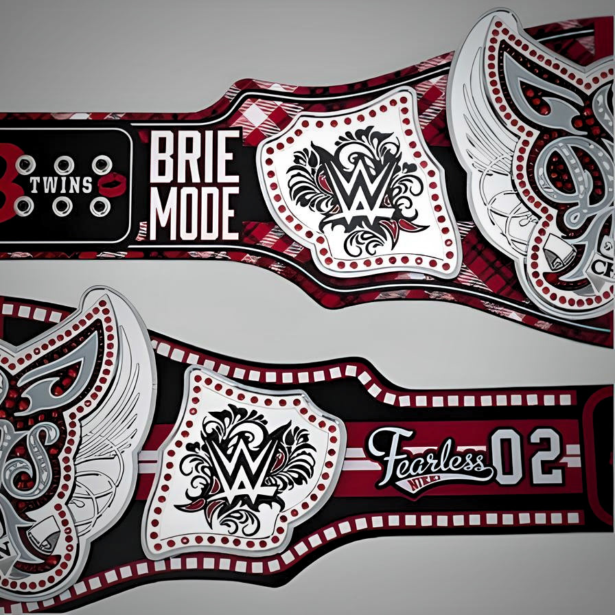 Bella's Twins WWE signature series belt, exclusive collectible.