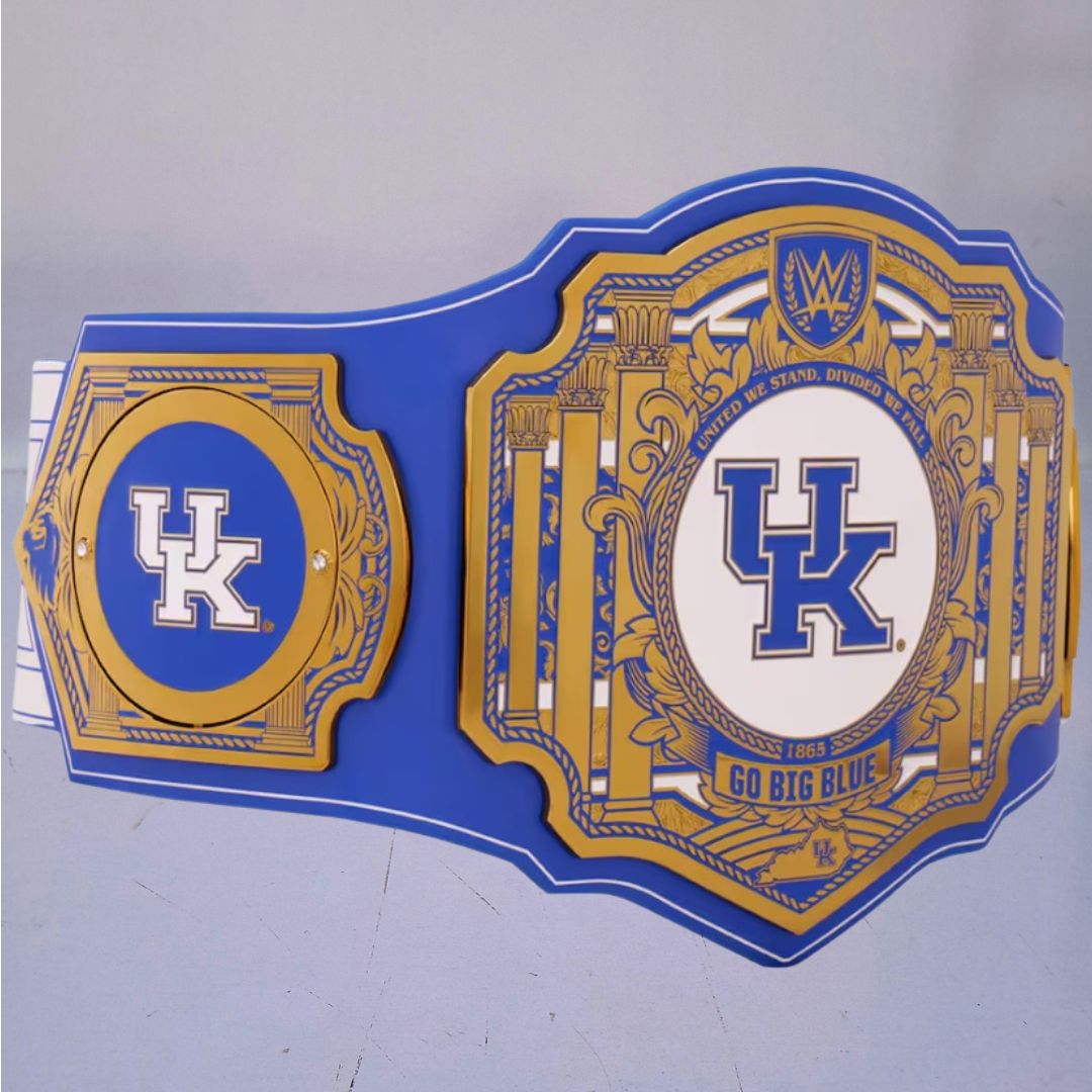 WWE Legacy Edition belt designed for Kentucky Wildcats fans.