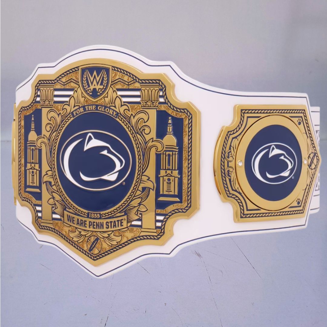 WWE Legacy Edition belt designed for Penn State Nittany Lion fans.