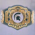 Michigan State Spartans WWE Championship Belt featuring Legacy Title design.