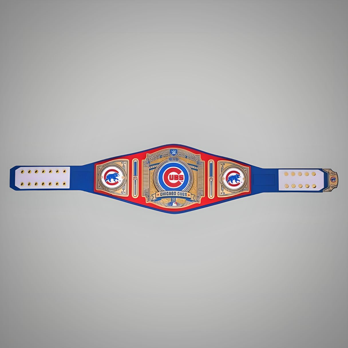 Chicago Cubs themed WWE MLB Championship Belt with team colors