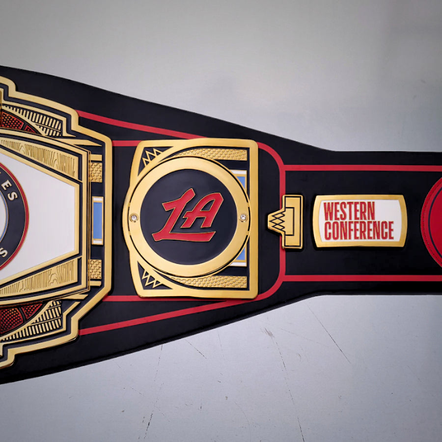 Exclusive WWE LA Clippers NBA Legacy Championship Belt.