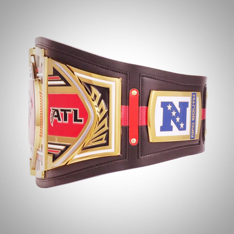 Atlanta Falcons Championship Belt with bold red and black accents, celebrating the team's legacy.