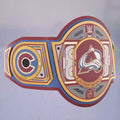 Colorado Avalanche Championship Belt with intricate design, representing the team's legacy.