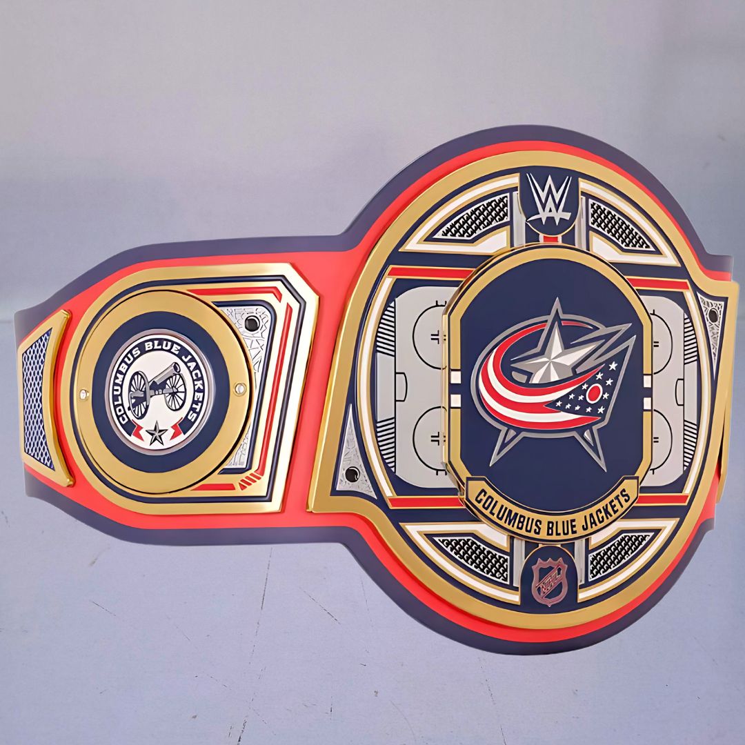 Columbus Blue Jackets Championship Belt with intricate design, representing the team's legacy.