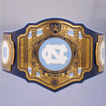 North Carolina Tar Heels WWE Championship Belt featuring Legacy Title design.