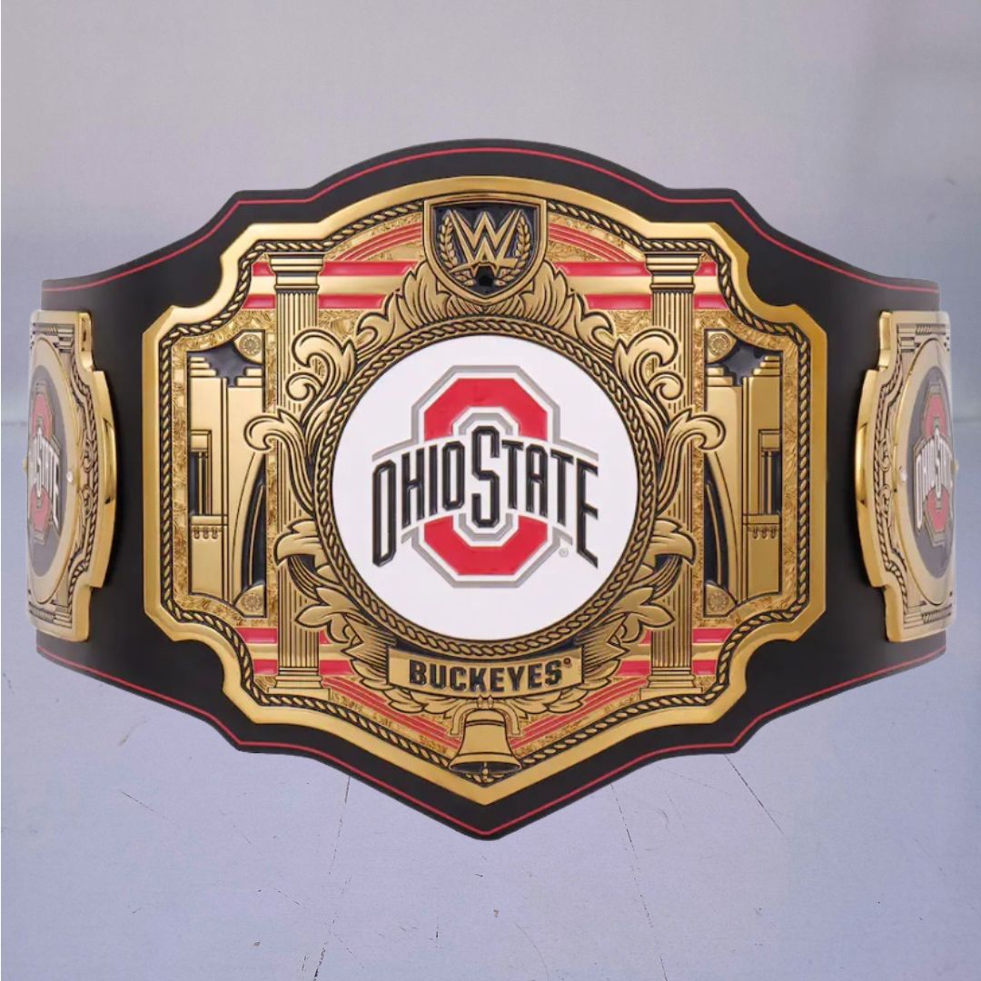 Ohio State Buckeyes WWE Championship Belt featuring Legacy Edition design.