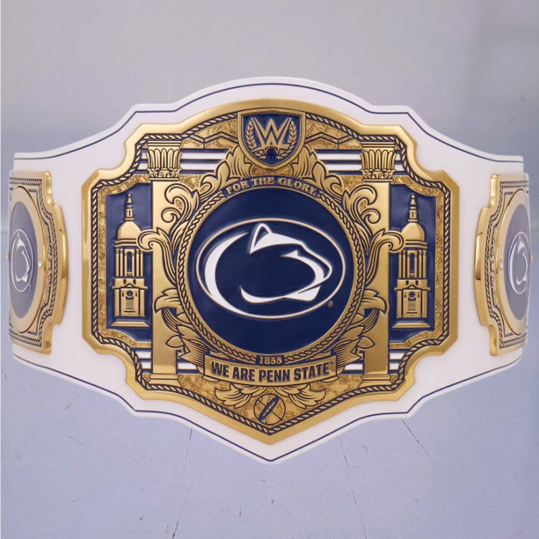 Penn State Nittany Lion WWE Championship Belt featuring Legacy Edition design.