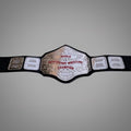 1984 WWF Championship Belt showing iconic side plates and leather strap from Hogan’s first title run.